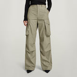 G-STAR Outlet High Waist Cargo Pants Green