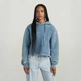 G-STAR Outlet Indigo Loose Hooded Sweater Medium blue