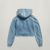 G-STAR Outlet Indigo Loose Hooded Sweater Medium blue