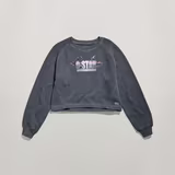 G-STAR Outlet Overdyed Merch Loose Sweater Black