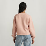 G-STAR Outlet Overdyed Merch Loose Sweater Pink