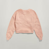 G-STAR Outlet Overdyed Merch Loose Sweater Pink