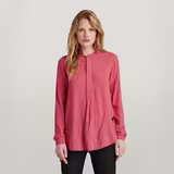 G-STAR Outlet Half Placket Top Red