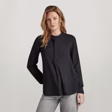 G-STAR Outlet Half Placket Top Black