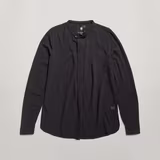 G-STAR Outlet Half Placket Top Black