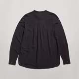 G-STAR Outlet Half Placket Top Black