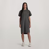 G-STAR Outlet Overdyed Loose T-Shirt Dress Black