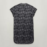 G-STAR Outlet Printed Loose T-Shirt Dress Multi color