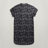 G-STAR Outlet Printed Loose T-Shirt Dress Multi color