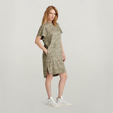 G-STAR Outlet Printed Loose T-Shirt Dress Multi color