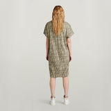 G-STAR Outlet Printed Loose T-Shirt Dress Multi color