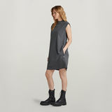 G-STAR Outlet Vestido Riveted Loose Sleeveless Gris