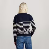 G-STAR Outlet Broken Stripe Jumper Dark blue