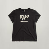 G-STAR Outlet Calligraphy Graphic Top Black