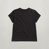 G-STAR Outlet Calligraphy Graphic Top Black