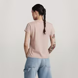 G-STAR Outlet Calligraphy Graphic Top Pink