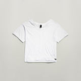 G-STAR Outlet Back Seam Loose Top White
