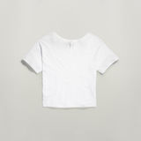 G-STAR Outlet Back Seam Loose Top White