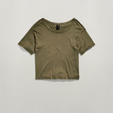 G-STAR Outlet Back Seam Loose Top Green
