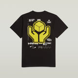 G-STAR Outlet Back Graphic Loose T-Shirt Black