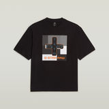 G-STAR Outlet FACETASM Unisex Tee Black