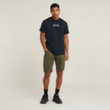 G-STAR Outlet Old Skool Logo T-Shirt Dark blue