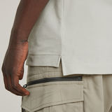 G-STAR Outlet Dunda Slim Stripe Polo Grey