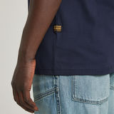 G-STAR Outlet Base-S V-Neck T-Shirt Dark blue