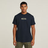 G-STAR Outlet Old Skool Logo T-Shirt Dark blue