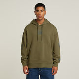 G-STAR Outlet Sudadera con capucha Multi Logo Loose Verde