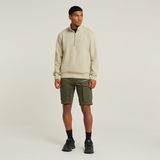 G-STAR Outlet Nifous Half Zip Sweater Beige