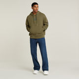 G-STAR Outlet Sudadera con capucha Multi Logo Loose Verde