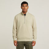 G-STAR Outlet Nifous Half Zip Sweater Beige