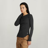 G-STAR Outlet Swedish Army Slim Top Black