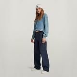 G-STAR Outlet Judee Cargo Low Waist Loose Jeans Dark blue