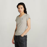 G-STAR Outlet Stripe Eyben Slim V-Neck Top 2.0 Multi color