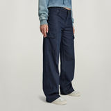 G-STAR Outlet Judee Cargo Low Waist Loose Jeans Dark blue