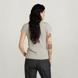 G-STAR Outlet Stripe Eyben Slim V-Neck Top 2.0 Multi color