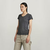G-STAR Outlet Overdyed Eyben Slim V-Neck Top 2.0 Grey