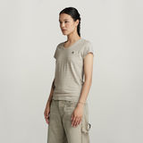 G-STAR Outlet Stripe Eyben Slim V-Neck Top 2.0 Multi color