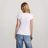 G-STAR Outlet Graphic 1 Slim Top White