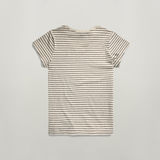G-STAR Outlet Stripe Eyben Slim V-Neck Top 2.0 Multi color