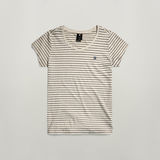 G-STAR Outlet Stripe Eyben Slim V-Neck Top 2.0 Multi color