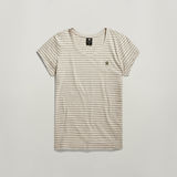 G-STAR Outlet Stripe Eyben Slim V-Neck Top 2.0 Multi color