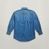 G-STAR Outlet Relaxed Denim Shirt Pocketless Medium blue