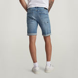 G-STAR Outlet 3301 Slim Denim Shorts Light blue