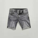 G-STAR Outlet 3301 Slim Denim Shorts Grey