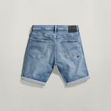G-STAR Outlet 3301 Slim Denim Shorts Light blue