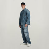 G-STAR Outlet Boxy Fit Overshirt Medium blue