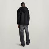 G-STAR Outlet Hooded Sherpa Jacket Black